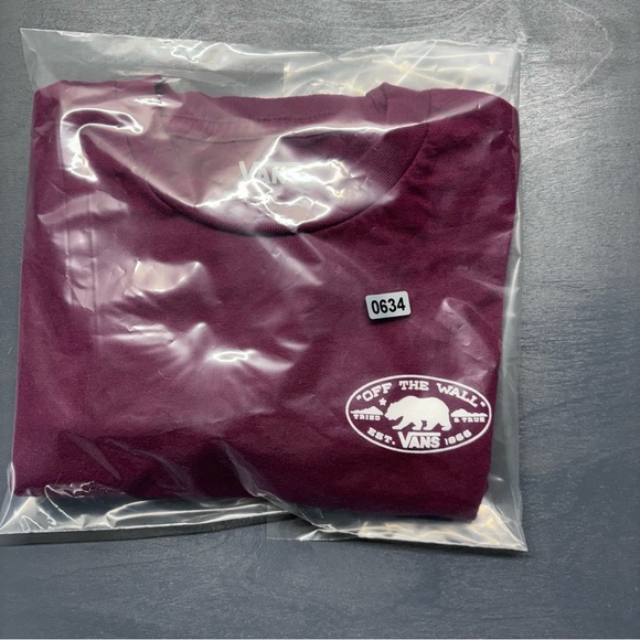 Vans Long Sleeve Graphic Tee Boys Sz Small - Picture 5 of 5